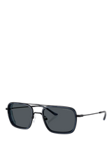 John Lewis Emporio Armani EA2162 Square Sunglasses, Black- Buy online at McGrocer