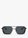 Emporio Armani square sunglasses black 54mm - British product