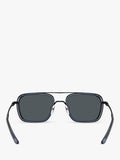 Emporio Armani square sunglasses black 54mm - British product