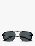 Emporio Armani square sunglasses black 54mm - British product