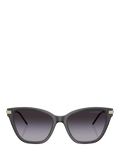 Emporio Armani cat's eye sunglasses grey gradient 54mm, imported from the UK