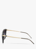 Emporio Armani cat's eye sunglasses grey gradient 54mm, imported from the UK