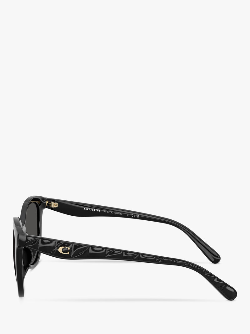 Coach square sunglasses 55mm black, imported from the UK