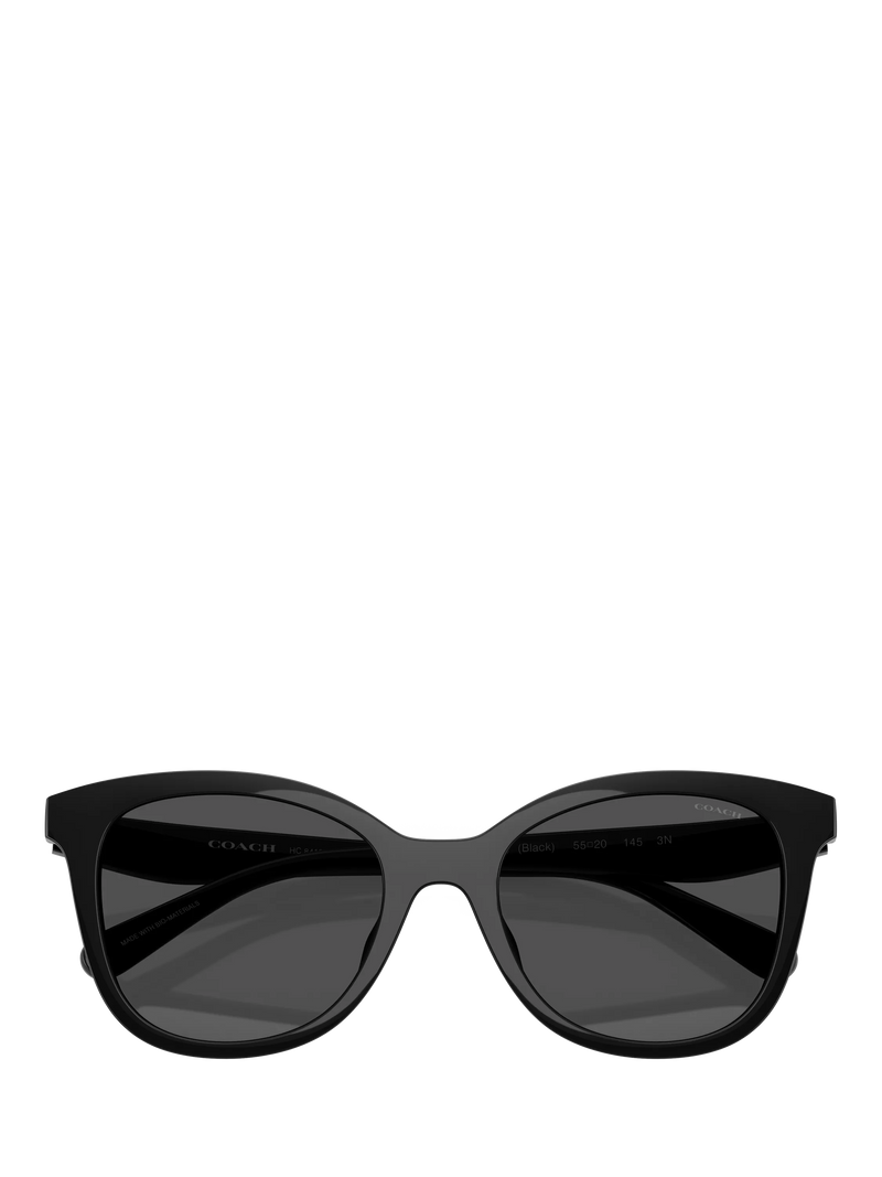 Coach square sunglasses 55mm black, imported from the UK