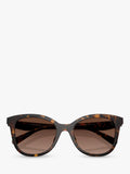 Coach D-frame polarised gradient brown sunglasses, UK version