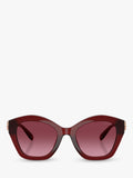 Coach irregular sunglasses dark red gradient - British product
