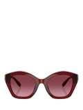 Coach irregular sunglasses dark red gradient - British product