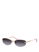 John Lewis Jimmy Choo JC4013D Women's Oval Sunglasses, Bronze/Grey Gradient- Buy online at McGrocer
