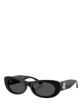 John Lewis Jimmy Choo JC5038B Women's Oval Sunglasses- Buy online at McGrocer