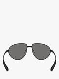 Moncler aviator sunglasses black polarised 55mm lens, imported from the UK