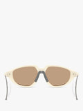 Moncler irregular sunglasses white brown frame, imported from the UK