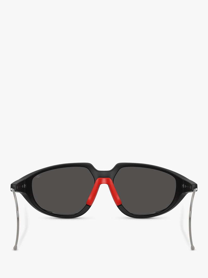 Moncler irregular sunglasses black frame 64mm lens, UK version
