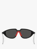 Moncler irregular sunglasses black frame 64mm lens, UK version