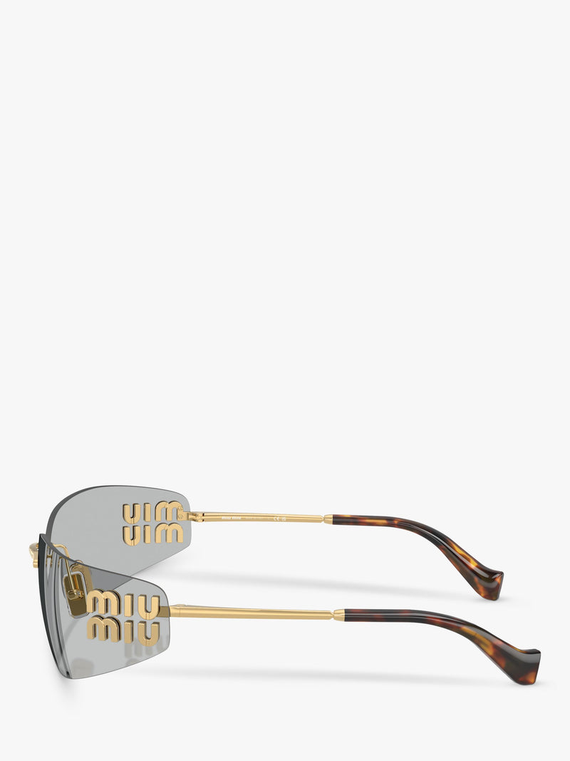 Miu Miu rectangular sunglasses 75mm lens, imported from the UK