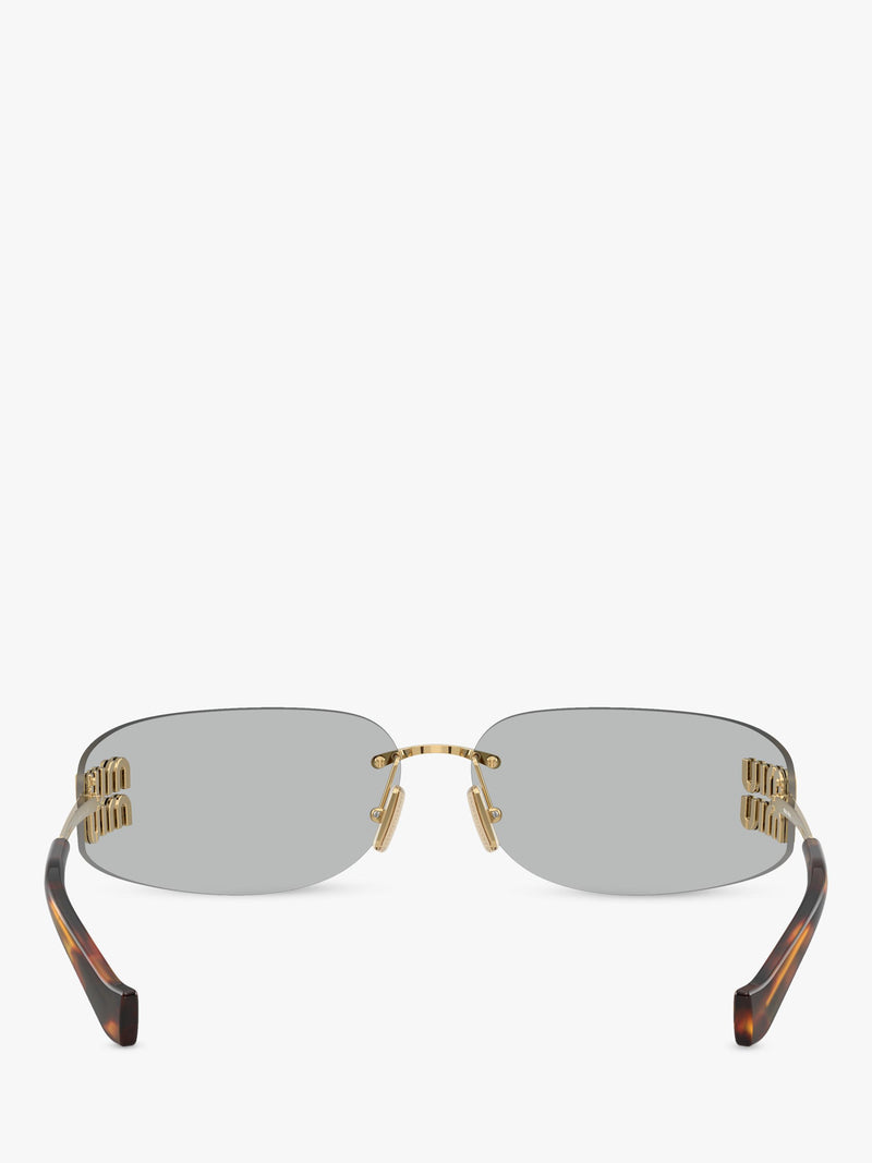 Miu Miu rectangular sunglasses 75mm lens, imported from the UK