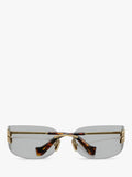 Miu Miu rectangular sunglasses 75mm lens, imported from the UK