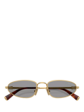 Miu Miu women's oval sunglasses gold grey, imported from the UK