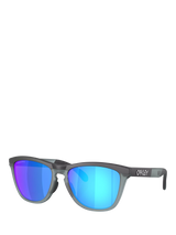 John Lewis Oakley OO9284 Men's Mirrored D-Frame Sunglasses Grey/Mirro Blue 55mm- Buy online at McGrocer