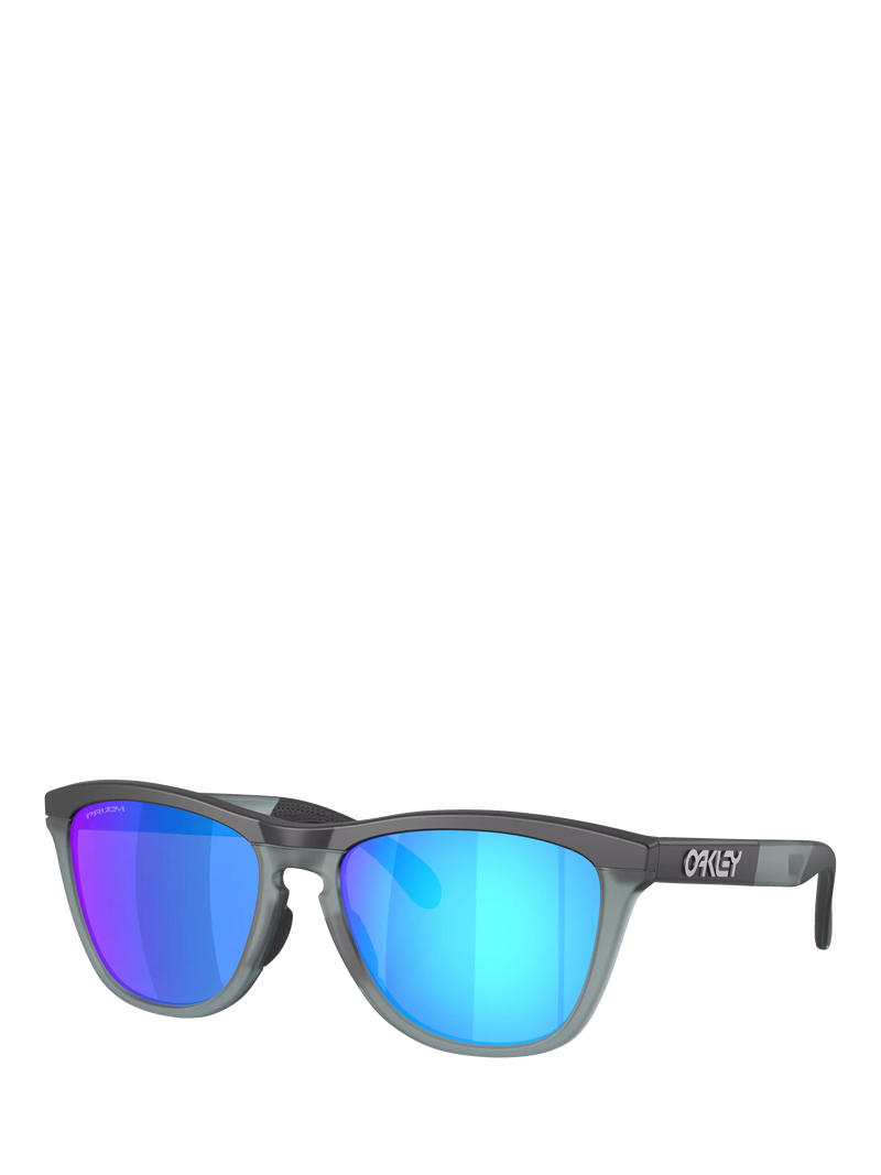 Oakley OO9284 D-Frame sunglasses grey mirrored blue, UK version