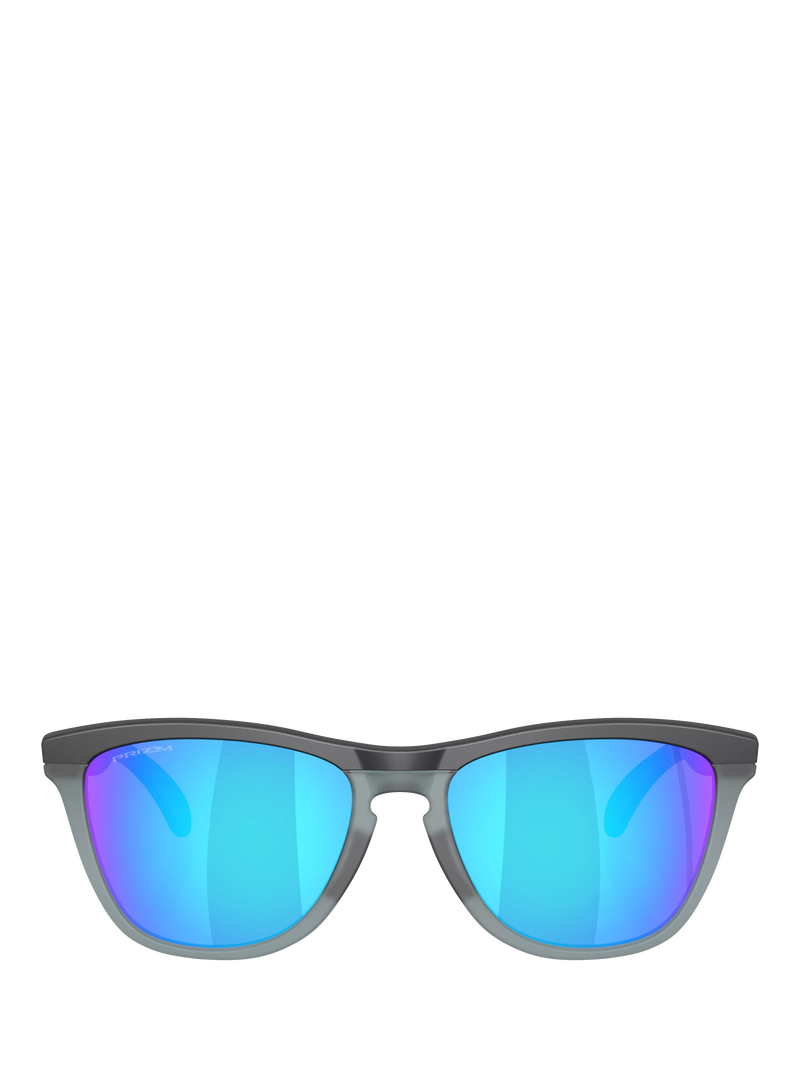 Oakley OO9284 D-Frame sunglasses grey mirrored blue, UK version