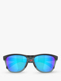 Oakley OO9284 D-Frame sunglasses grey mirrored blue, UK version