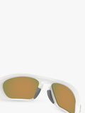 Oakley OO9431 men's polarised rectangular sunglasses grey orange, imported from the UK