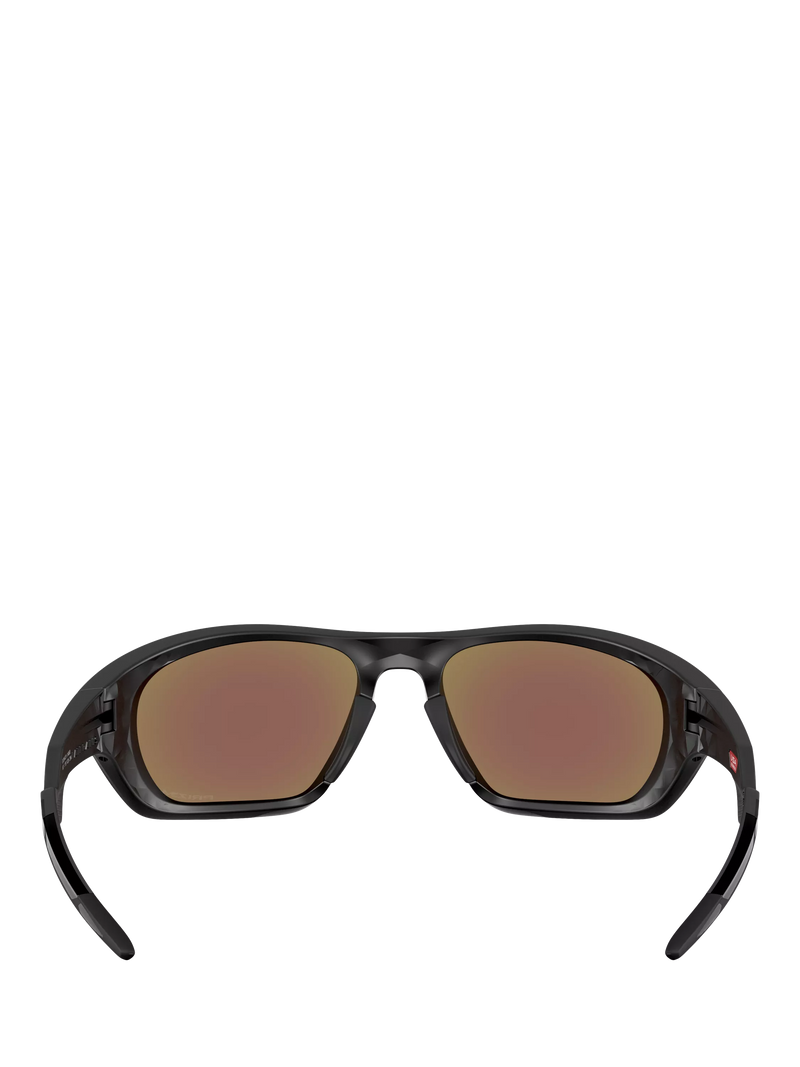 Oakley rectangular sunglasses black frame blue lenses - British product