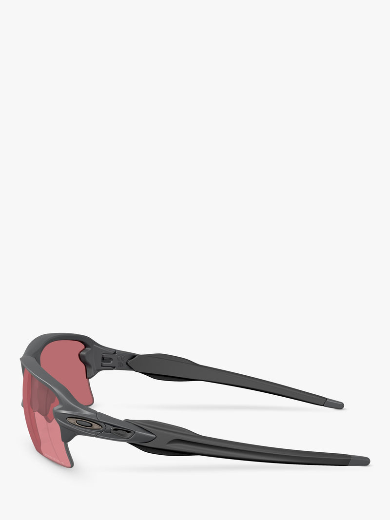 Oakley mirrored rectangular sunglasses grey/pink (British brand)