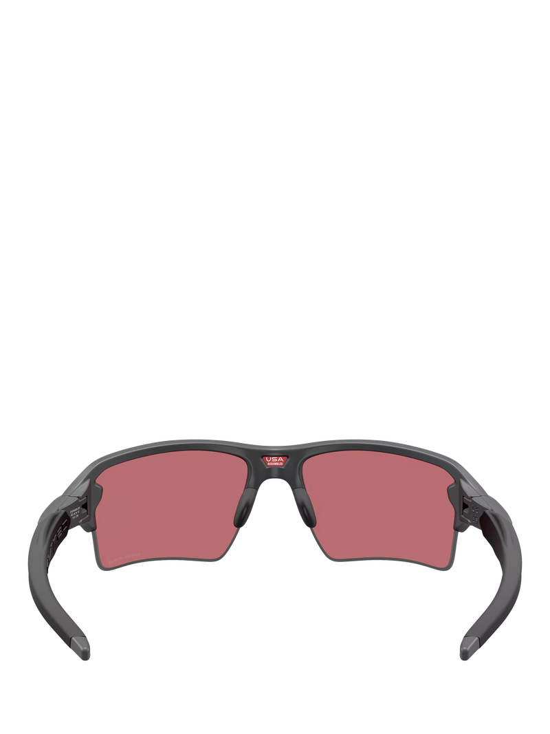 Oakley mirrored rectangular sunglasses grey/pink (British brand)