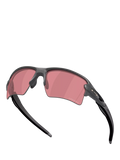 Oakley mirrored rectangular sunglasses grey/pink (British brand)