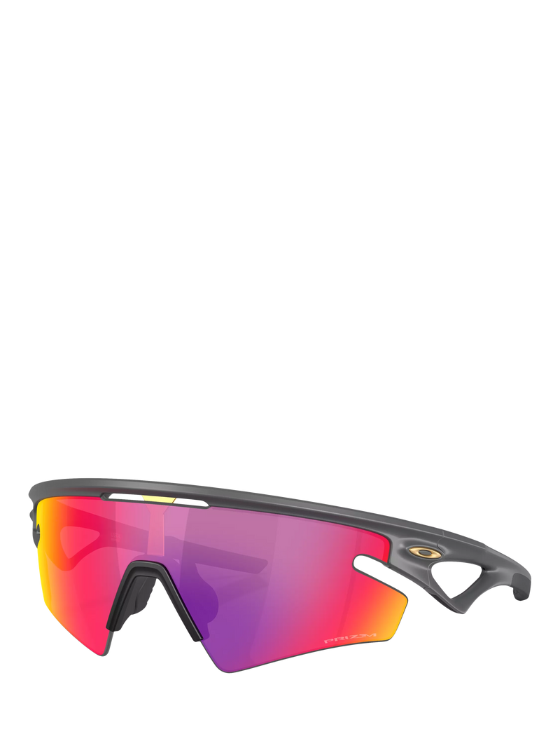 Oakley OO9499 unisex irregular sunglasses grey/purple, imported from the UK