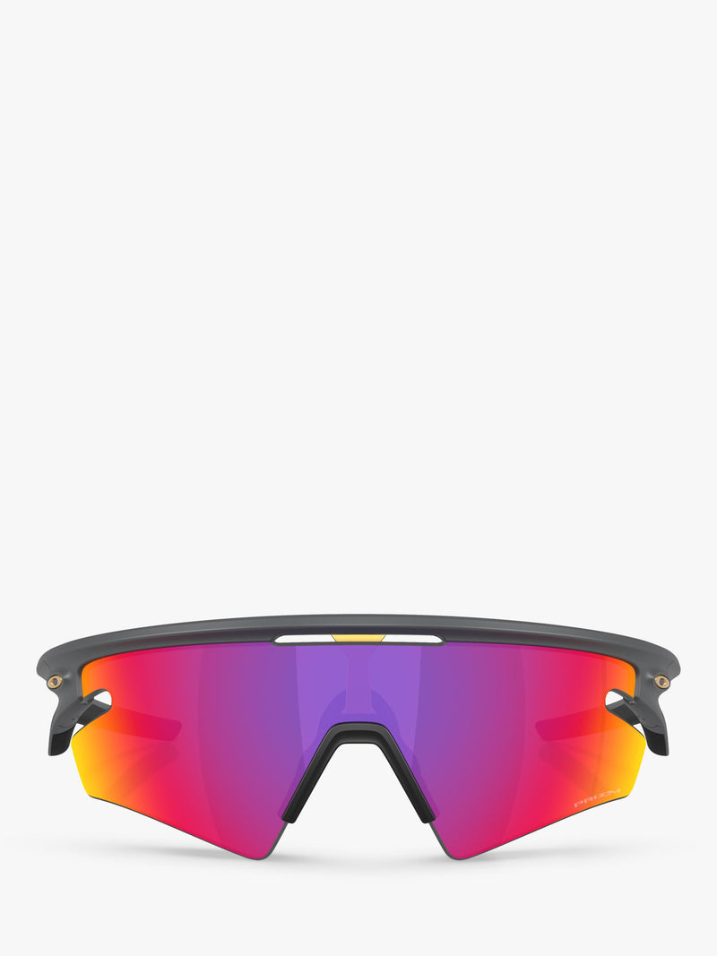 Oakley OO9499 unisex irregular sunglasses grey/purple, imported from the UK