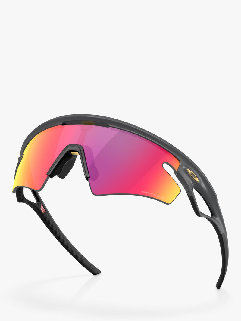 Oakley OO9499 unisex irregular sunglasses grey/purple, imported from the UK