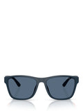 Ralph Lauren men's square sunglasses blue frame 56mm, imported from the UK