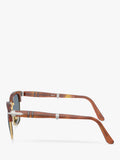 Persol square sunglasses Havana/Blue, imported from the UK