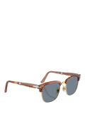 Persol square sunglasses Havana/Blue, imported from the UK
