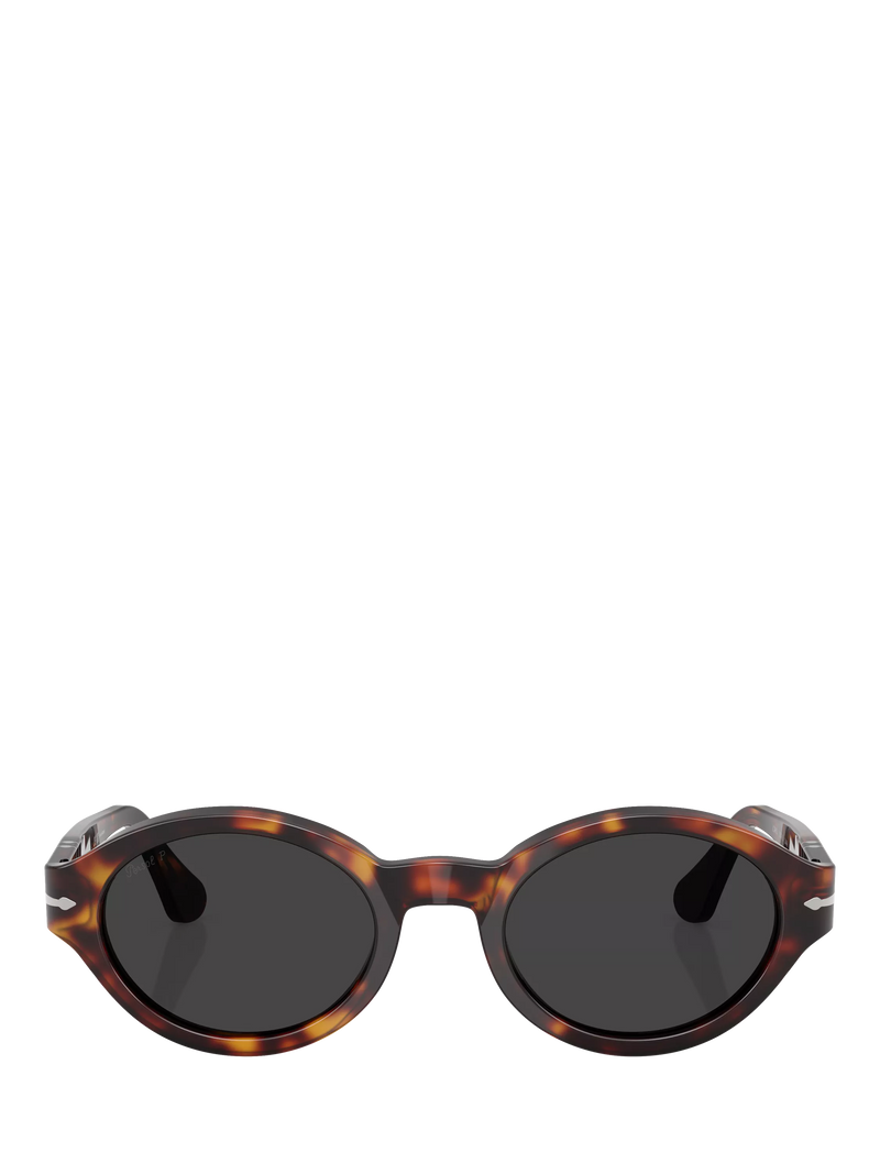 Persol oval sunglasses with polarized glass lenses, UK version
