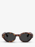 Persol oval sunglasses with polarized glass lenses, UK version