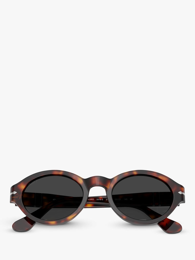 Persol oval sunglasses with polarized glass lenses, UK version