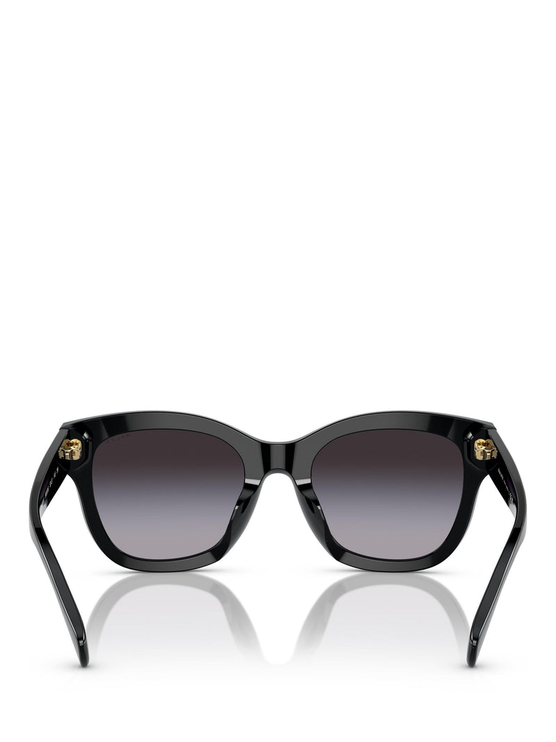 Ralph Lauren oval black gradient sunglasses 52mm, UK version