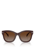 Ralph Lauren women's polarised oval sunglasses brown, 52mm lens, imported from the UK