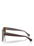 Ralph Lauren women's polarised oval sunglasses brown, 52mm lens, imported from the UK