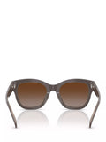 Ralph Lauren women's polarised oval sunglasses brown, 52mm lens, imported from the UK