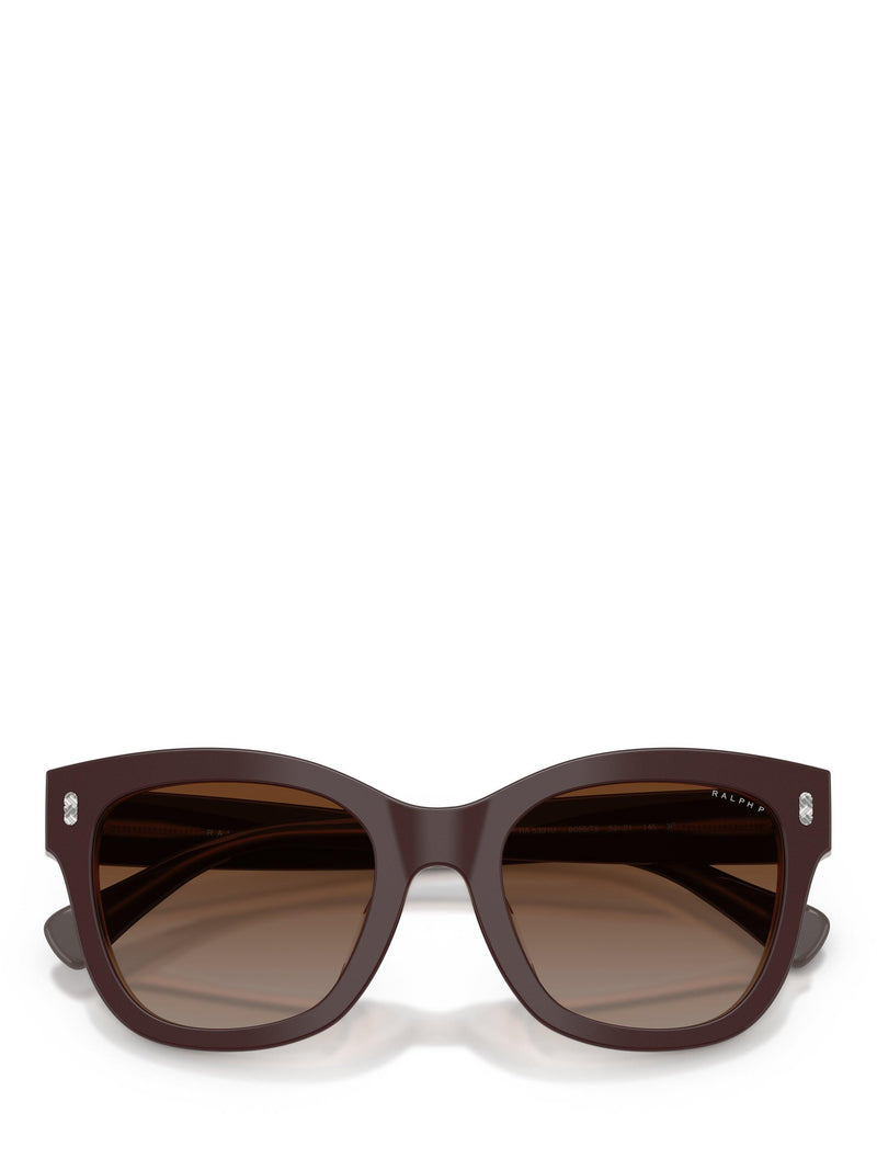 Ralph Lauren women's polarised oval sunglasses brown, 52mm lens, imported from the UK
