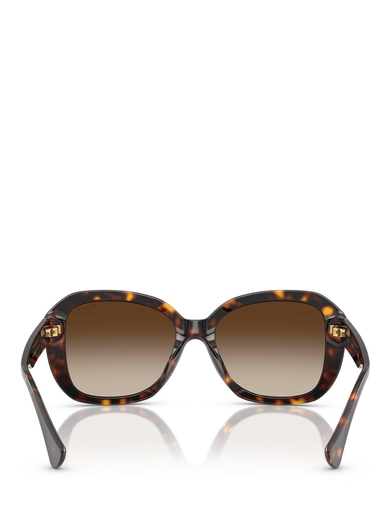Ralph Lauren women's square sunglasses brown acetate - British product