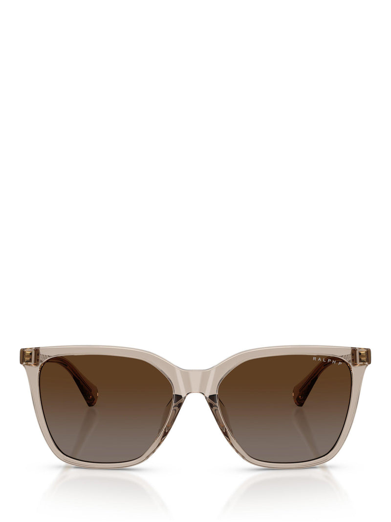 Ralph Lauren square sunglasses beige brown gradient (British brand)