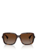 Ralph Lauren square polarised sunglasses brown frame 56mm (British brand)