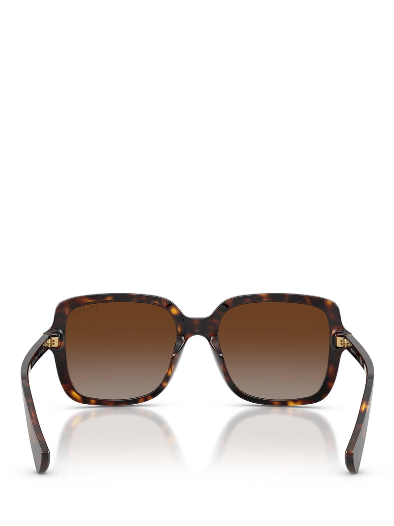 Ralph Lauren square polarised sunglasses brown frame 56mm (British brand)