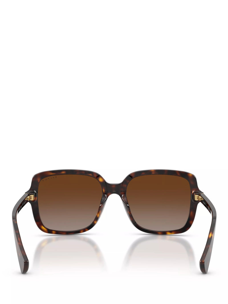 Ralph Lauren square polarised sunglasses brown frame 56mm (British brand)