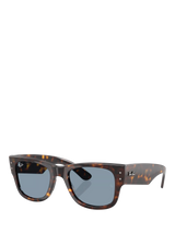 John Lewis Ray-Ban RB0840S Mega Wayfarer Sunglasses Havana Blue- Buy online at McGrocer